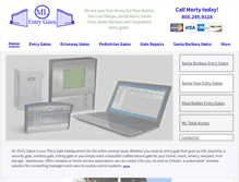 Tablet Screenshot of mlentrygates.com